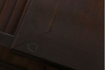 アンティーク家具　アンティーク　古いナラ材のロールトップデスク