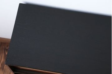 アンティーク家具　アンティーク　飾り棚付き!前面桑材の上品な収納棚