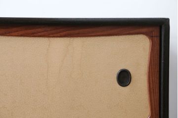 アンティーク家具　アンティーク　飾り棚付き!前面桑材の上品な収納棚