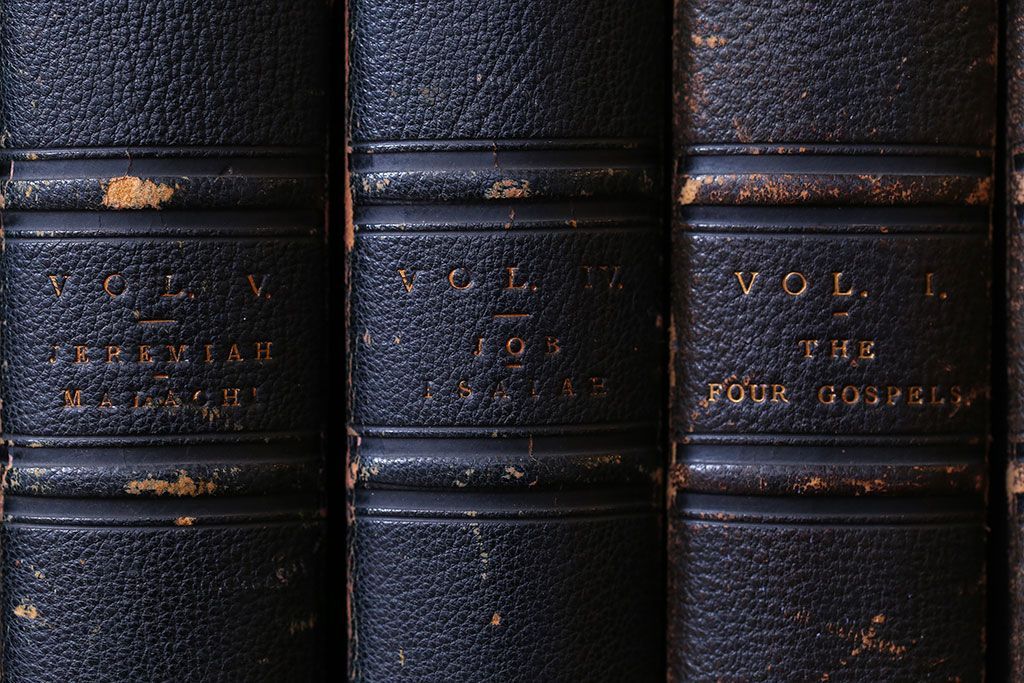 アンティーク雑貨　アンティーク　1899年古い洋書8冊セット(古書・アトリエ)