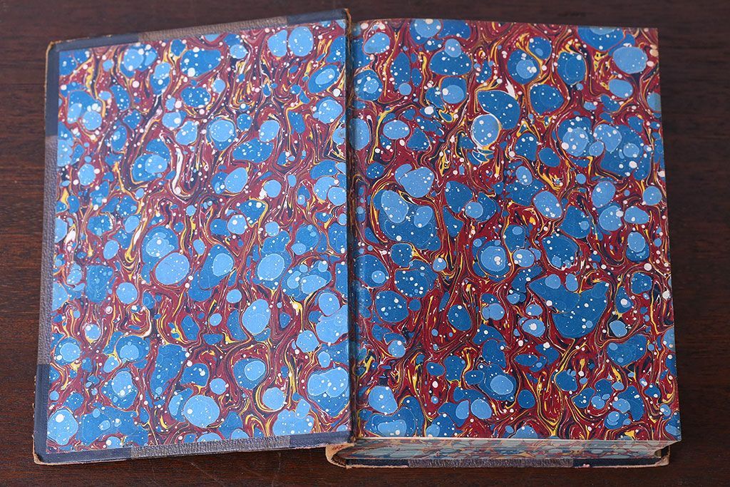 アンティーク雑貨　アンティーク　1899年古い洋書8冊セット(古書・アトリエ)