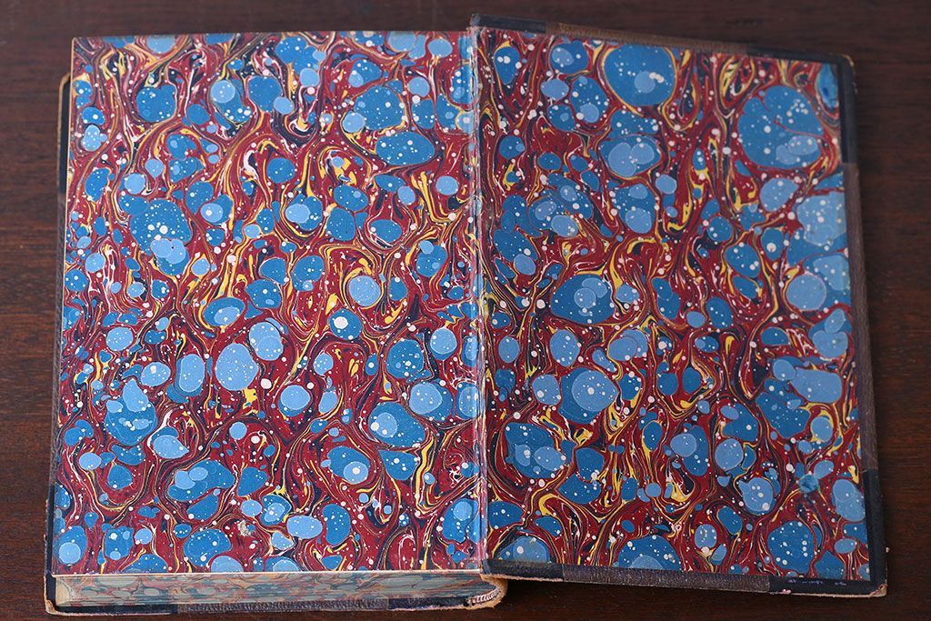 アンティーク雑貨　アンティーク　1899年古い洋書8冊セット(古書・アトリエ)