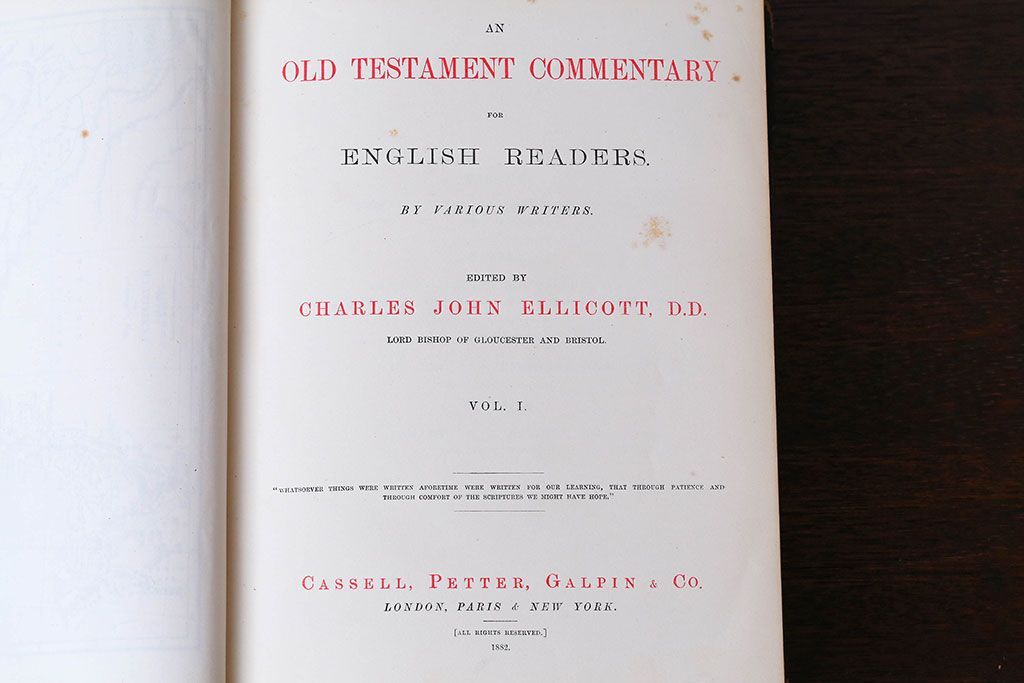 アンティーク雑貨　アンティーク　1899年古い洋書8冊セット(古書・アトリエ)