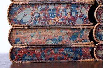 アンティーク雑貨　アンティーク　1899年古い洋書8冊セット(古書・アトリエ)