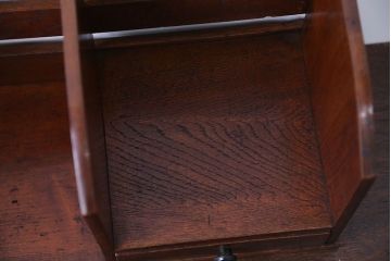 レトロ家具　昭和レトロ　引き出し付き!古い木製のアンティーク本立て