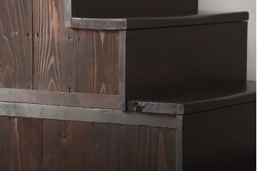 アンティーク家具　古民具・骨董　古い和製アンティーク階段箪笥