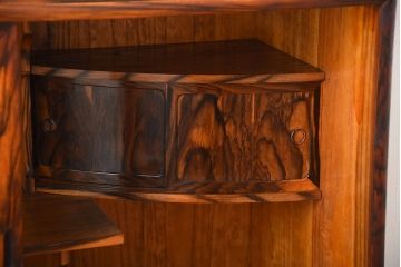 アンティーク家具　古民具・骨董　前面黒柿材!アンティークの高級重ね茶箪笥