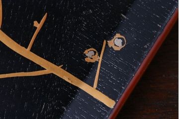 アンティーク雑貨　東西大家作画・菓子盆5枚セット(大観、玉堂など銘々盆)