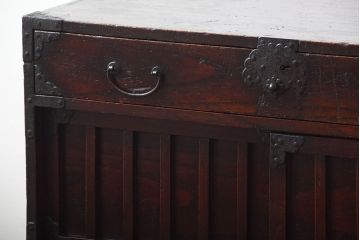 アンティーク家具　古民具・骨董　江戸時代　木の質感が味わい深い小箪笥