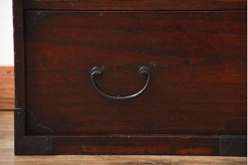 アンティーク家具　古民具・骨董　江戸時代　木の質感が味わい深い小箪笥