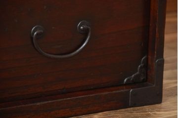 アンティーク家具　古民具・骨董　江戸時代　木の質感が味わい深い小箪笥