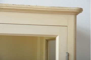 アンティーク家具　アンティーク　おしゃれなペイントガラスケース(ケビント)