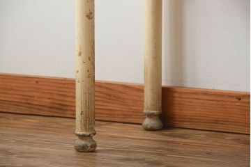 アンティーク家具　アンティーク　おしゃれなペイントガラスケース(ケビント)