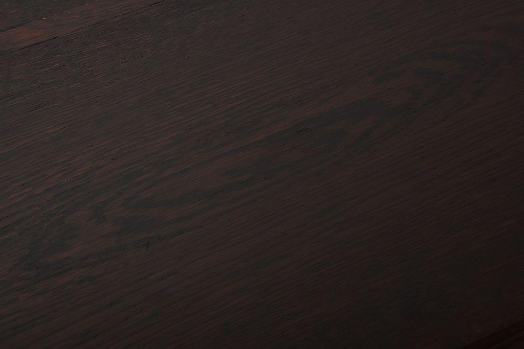 アンティーク家具　和製アンティーク　高級品!古いナラ材の両袖机(デスク)