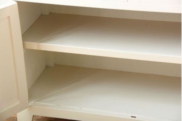 アンティーク家具　アンティーク　変わり型ペイントケビント(ガラスケース・ショーケース)