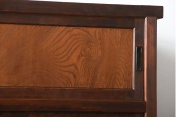 古民具・骨董　美品!上品なアンティーク重ね水屋箪笥