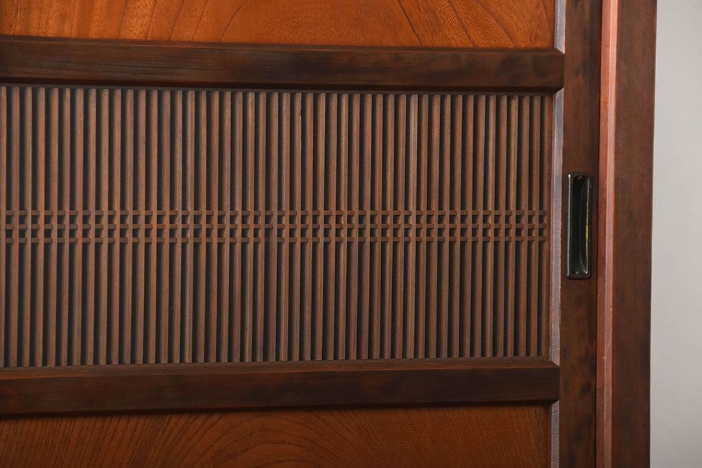 古民具・骨董　美品!上品なアンティーク重ね水屋箪笥