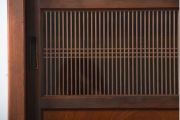 古民具・骨董　美品!上品なアンティーク重ね水屋箪笥