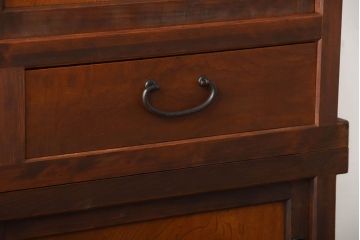 古民具・骨董　美品!上品なアンティーク重ね水屋箪笥