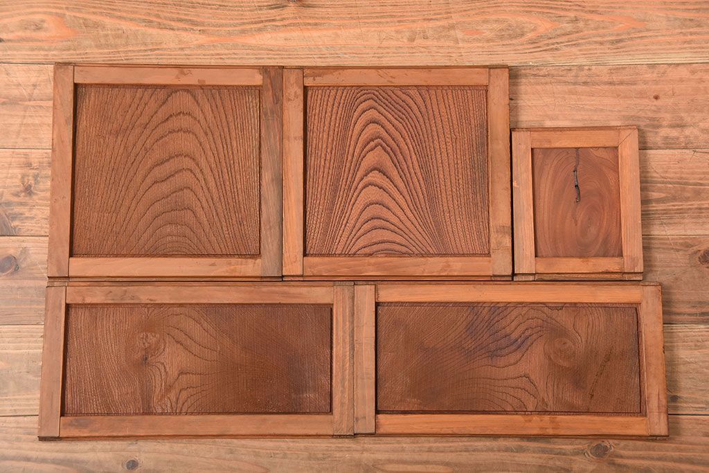 古民具・骨董　美品!上品なアンティーク重ね水屋箪笥