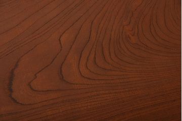 ラフジュ工房オリジナル　天板欅材一枚板の重厚な鉄脚ダイニングテーブル【大】(作業台)
