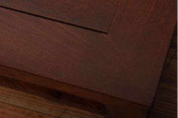 アンティーク家具　古民具・骨董　総欅材!天板の杢目が素晴らしいアンティーク最高級座卓