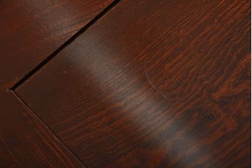 アンティーク家具　古民具・骨董　総欅材!天板の杢目が素晴らしいアンティーク最高級座卓