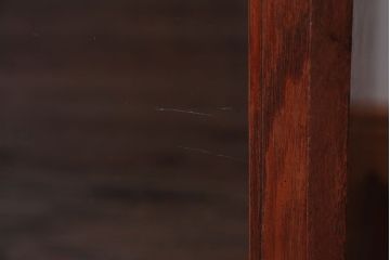 アンティーク家具　古民具・骨董　古い栓材の小ぶりな高級アンティーク収納棚(1)