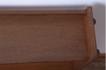 レトロ家具　昭和レトロ　シンプルでおしゃれな楔(くさび)式本棚