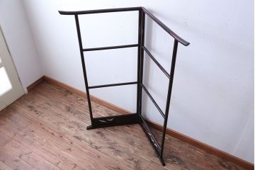 アンティーク雑貨　古民具・骨董　和モダンスタイル!鶴の屏風衣桁