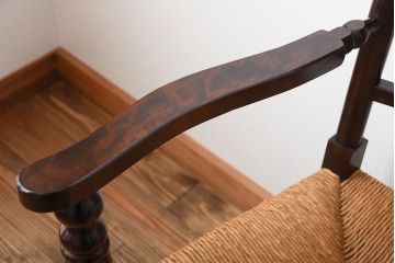 中古　松本民芸家具　21型スピンドルアームチェア(定価14万円)