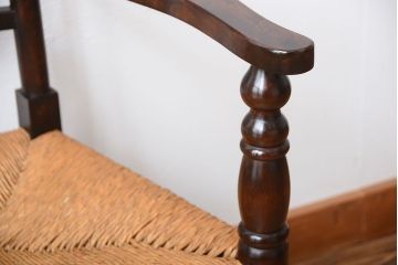 中古　松本民芸家具　21型スピンドルアームチェア(定価14万円)