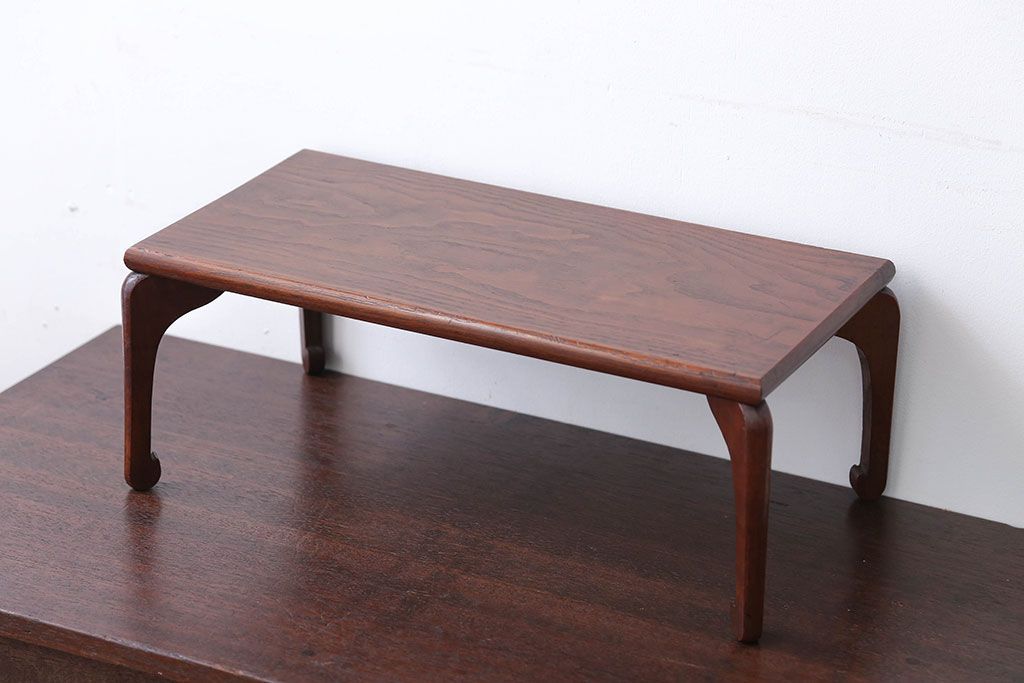 アンティーク雑貨　古民具・骨董　古い木製のモダンな花台