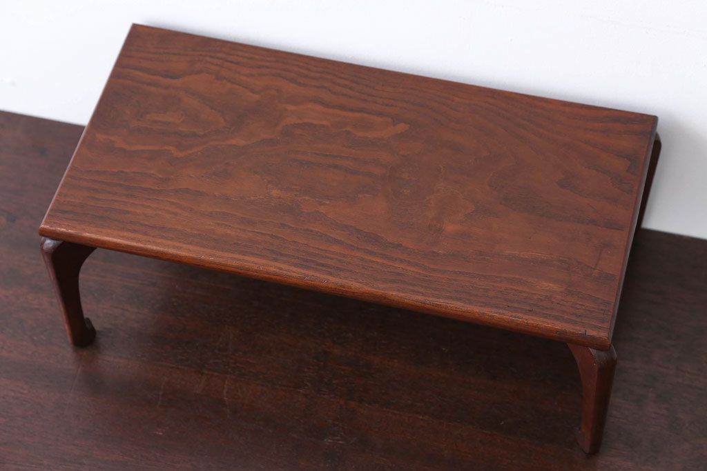 アンティーク雑貨　古民具・骨董　古い木製のモダンな花台