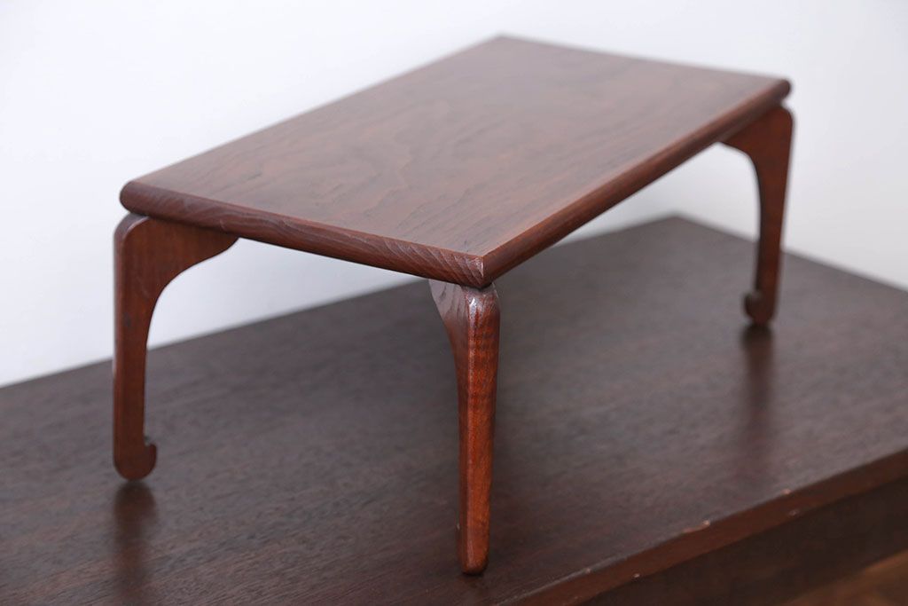 アンティーク雑貨　古民具・骨董　古い木製のモダンな花台