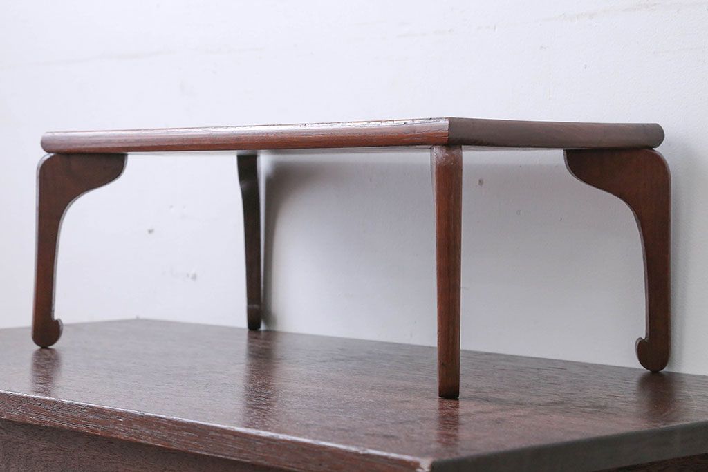 アンティーク雑貨　古民具・骨董　古い木製のモダンな花台