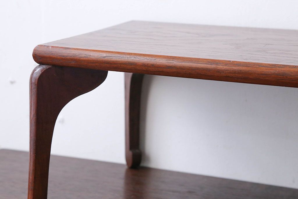 アンティーク雑貨　古民具・骨董　古い木製のモダンな花台