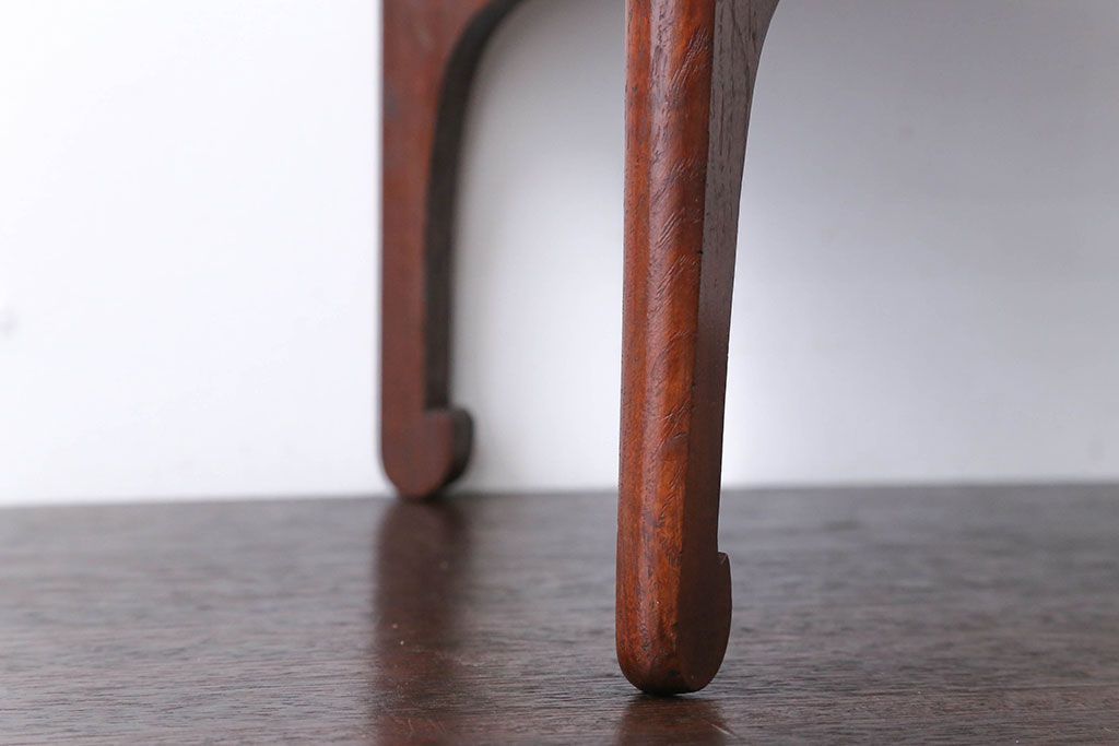 アンティーク雑貨　古民具・骨董　古い木製のモダンな花台