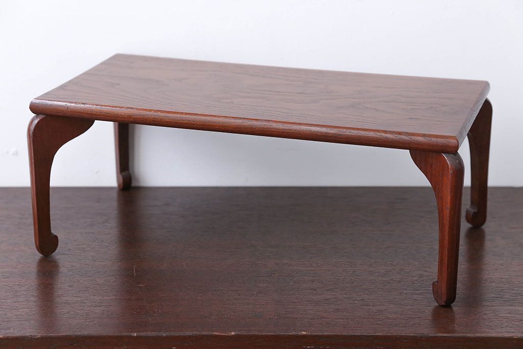 アンティーク雑貨　古民具・骨董　古い木製のモダンな花台