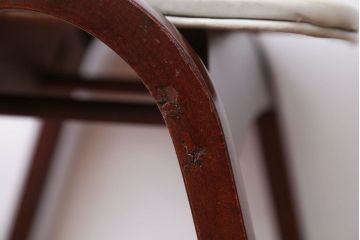 中古　秋田木工のおしゃれな曲げ木スツール(スタッキングスツール)(1)