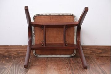 中古　秋田木工のおしゃれな曲げ木スツール(スタッキングスツール)(1)