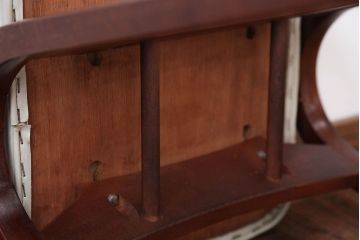 中古　秋田木工のおしゃれな曲げ木スツール(スタッキングスツール)(1)