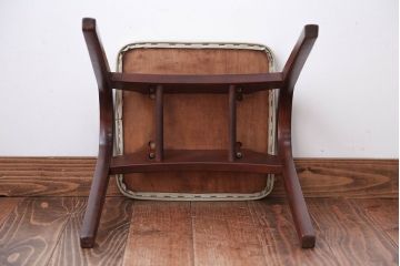 中古　秋田木工のおしゃれな曲げ木スツール(スタッキングスツール)(2)