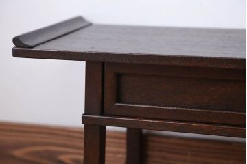 アンティーク家具　和製アンティーク　とっても小さな古い木製の文机