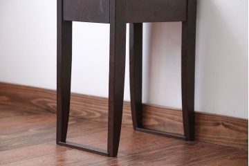 アンティーク家具　和製アンティーク　古いナラ材の引き出し付きスツール