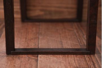 アンティーク家具　和製アンティーク　古いナラ材の引き出し付きスツール