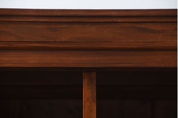 アンティーク家具　大正ロマン　とても大きな古い木製のオープンラック重ね飾り棚