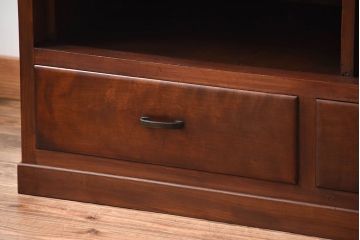 アンティーク家具　大正ロマン　とても大きな古い木製のオープンラック重ね飾り棚