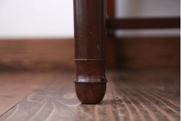 アンティーク家具　大正ロマン　高級品!古いナラ材の希少なアームチェア(1)