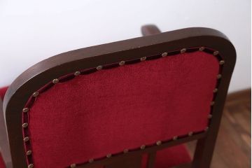 アンティーク家具　大正ロマン　高級品!古いナラ材の希少なアームチェア(1)